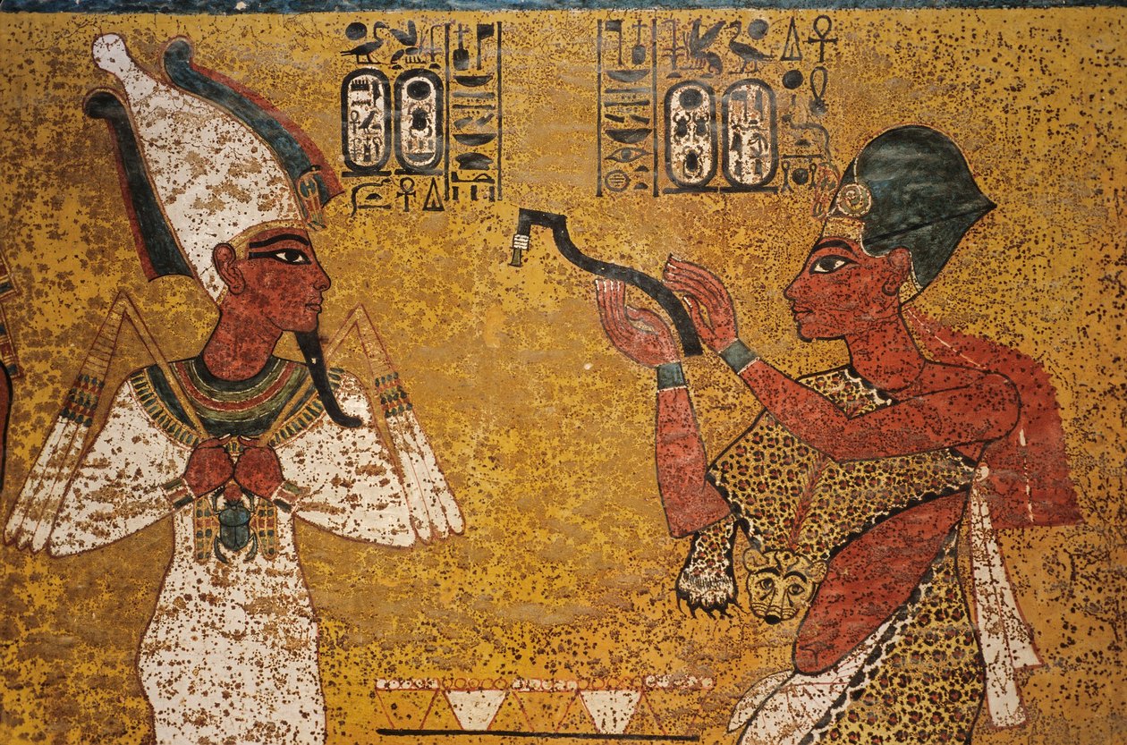 Tomb Wall, North, Aye, Opening of the Mouth, KV 62, Tutankhamun and the Golden Age of Pharaohs by Kenneth Garrett