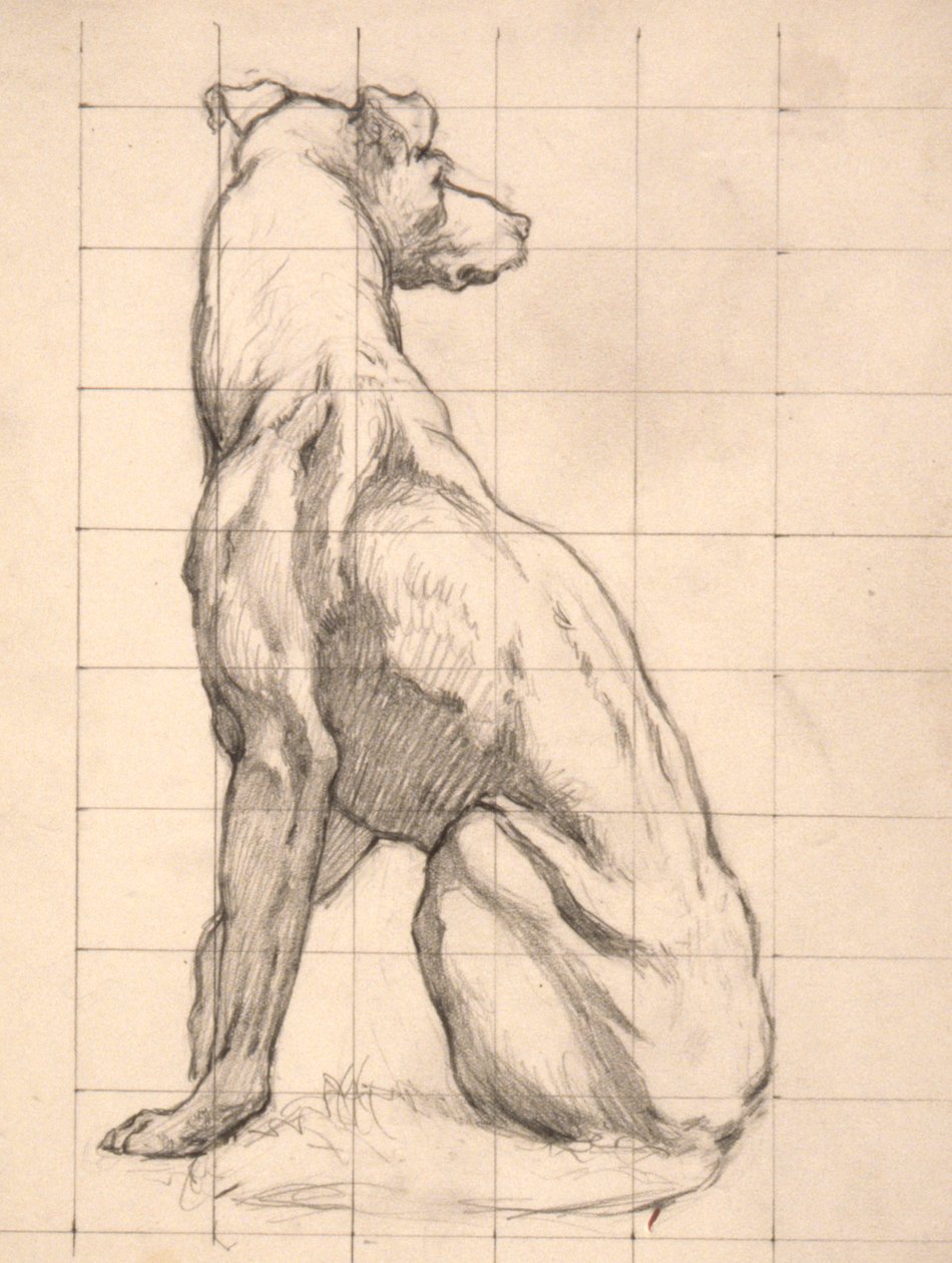 Hunting (study for panel) by Kenyon Cox