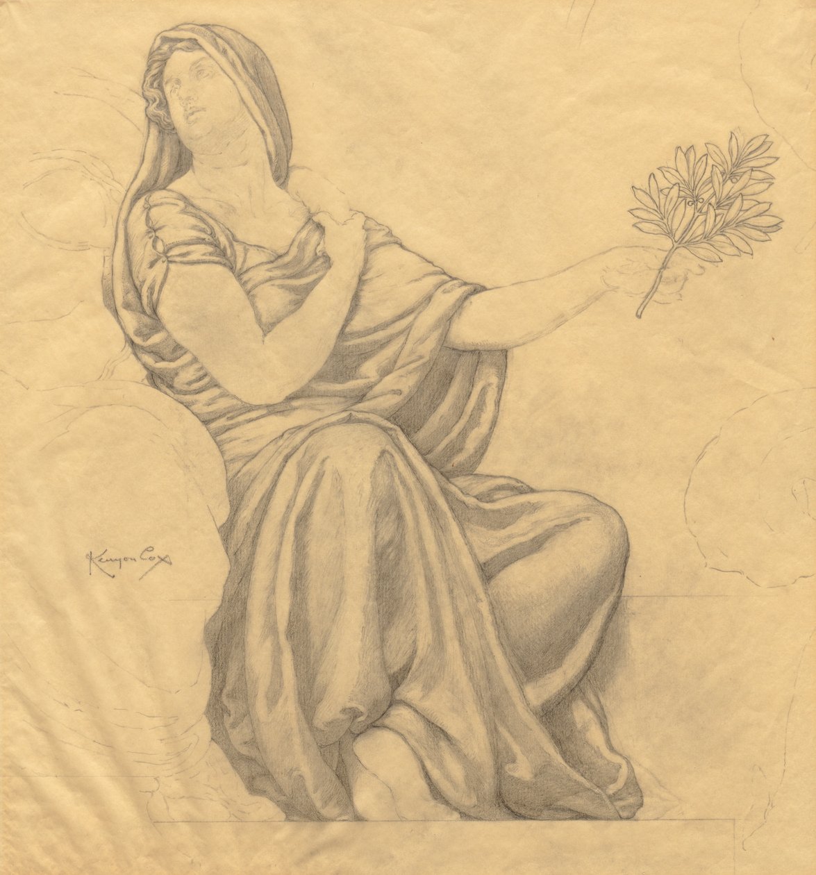 Sketch by Kenyon Cox
