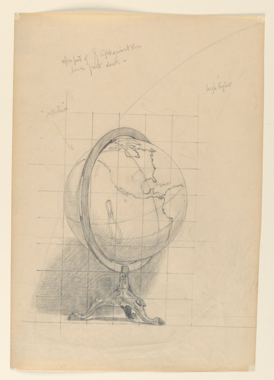 Study for "Mathematics," "The Sciences," Library of Congress, Washington D.C. by Kenyon Cox
