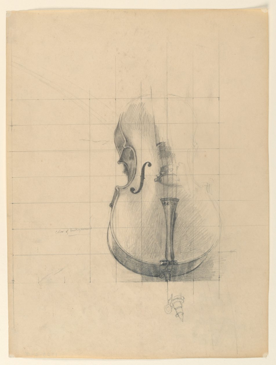 Study for "Music," "The Arts," Library of Congress, Washington D.C. by Kenyon Cox