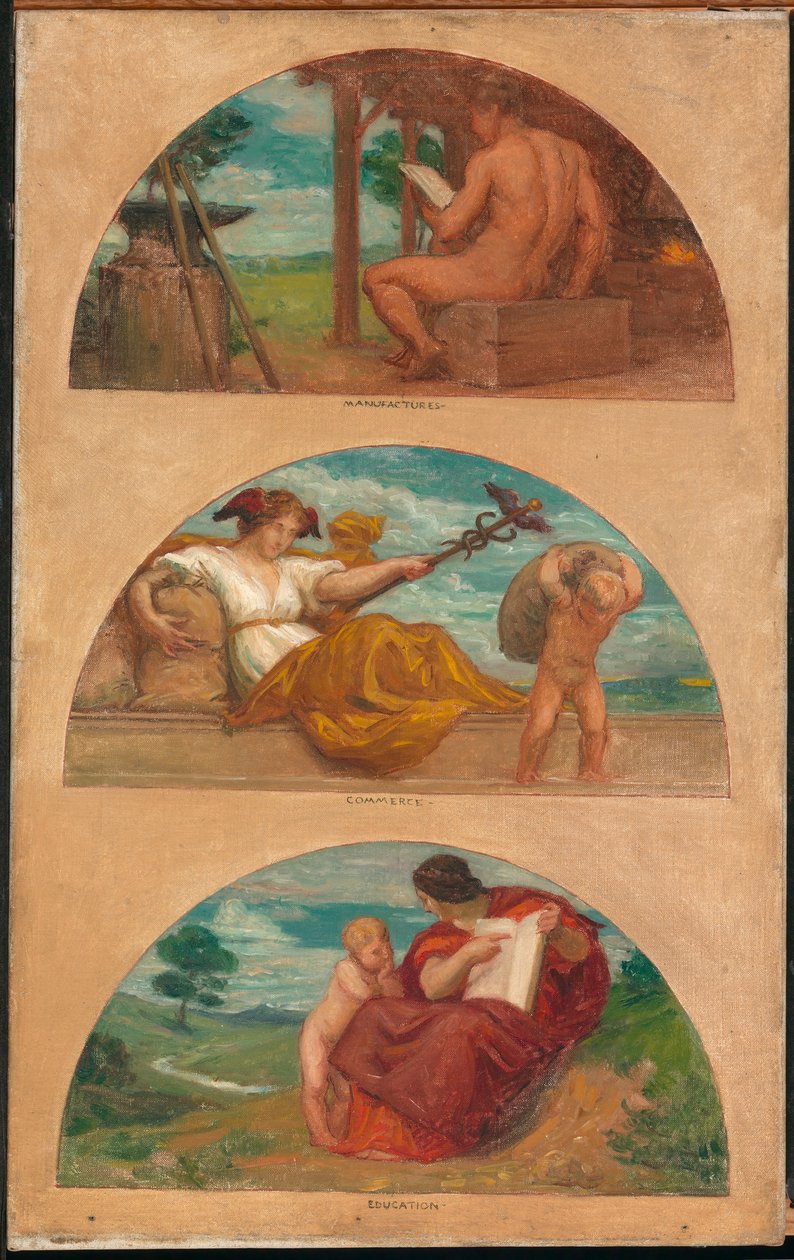 The Progress of Civilization: The Forge, Commerce, and Education by Kenyon Cox