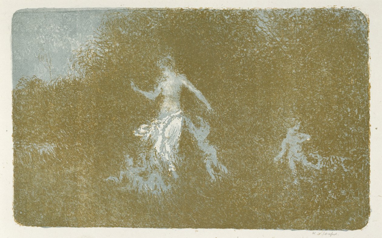 Love Playing With a Nymph by Ker Xavier Roussel