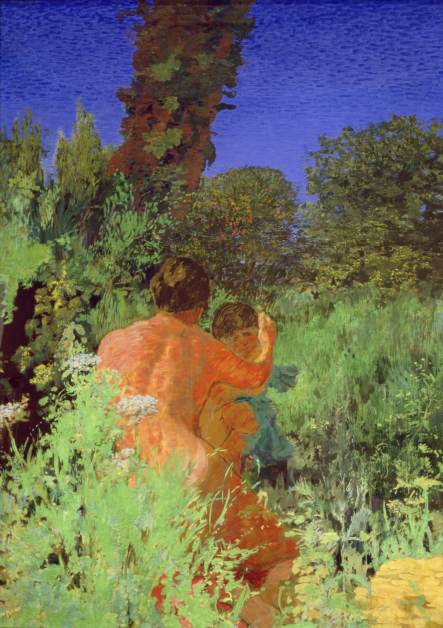 The Infancy of Jupiter by Ker Xavier Roussel