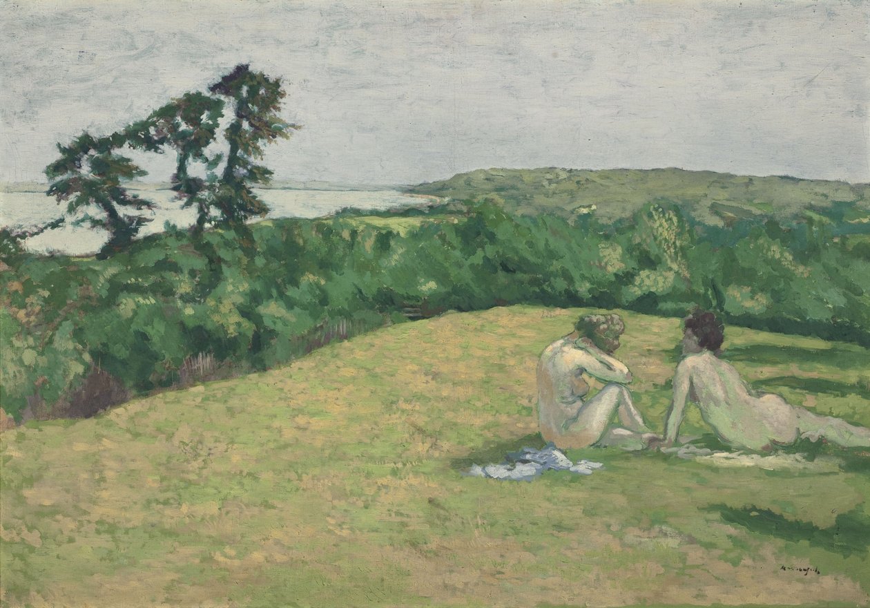 In front of the sea (Varengeville) by Ker Xavier Roussel
