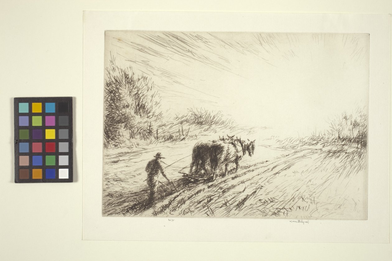 Early Plowing (Spring) by Kerr Eby