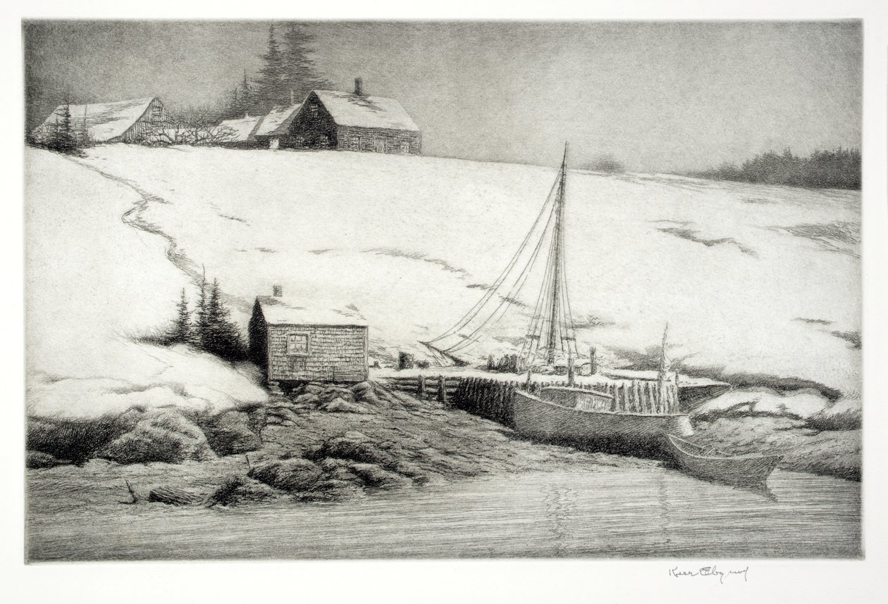 Hatchet Cove, Maine by Kerr Eby