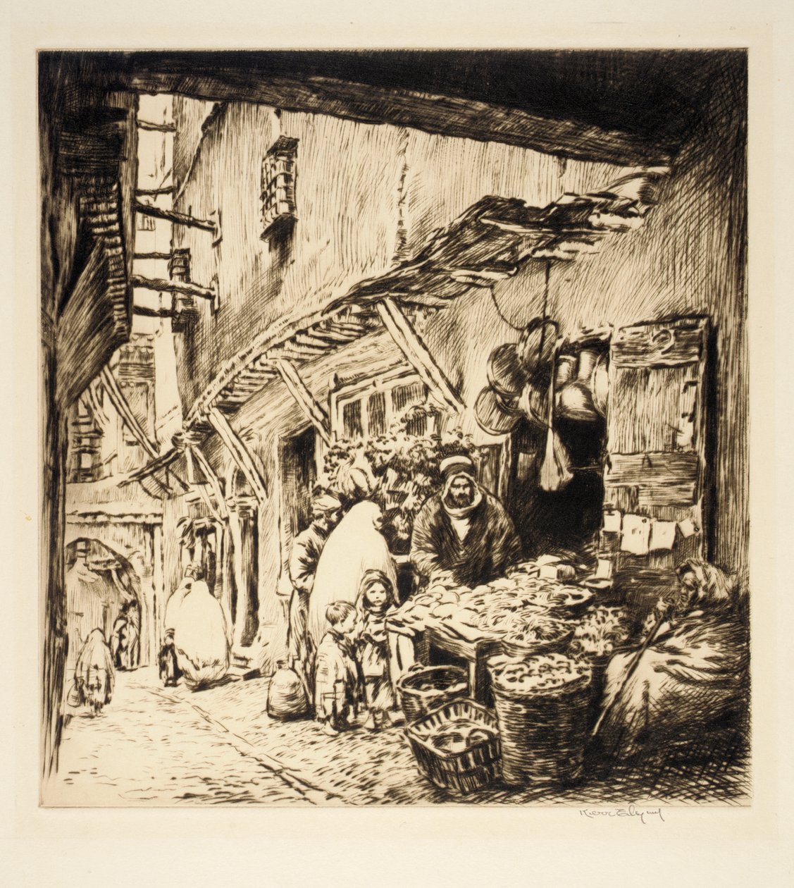 Shops in the Kasbah by Kerr Eby