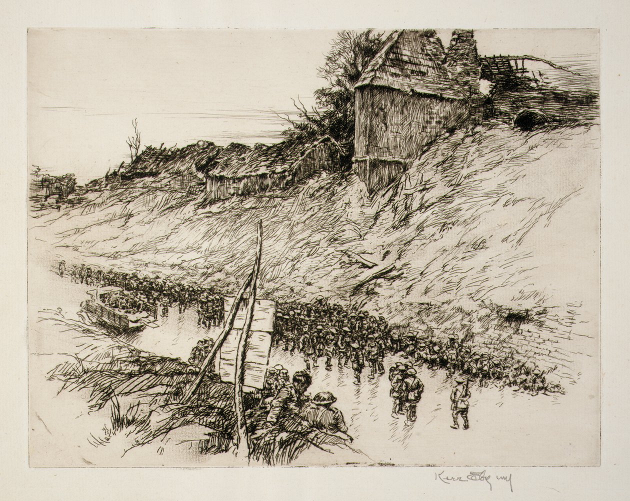 The Sunken Road by Kerr Eby