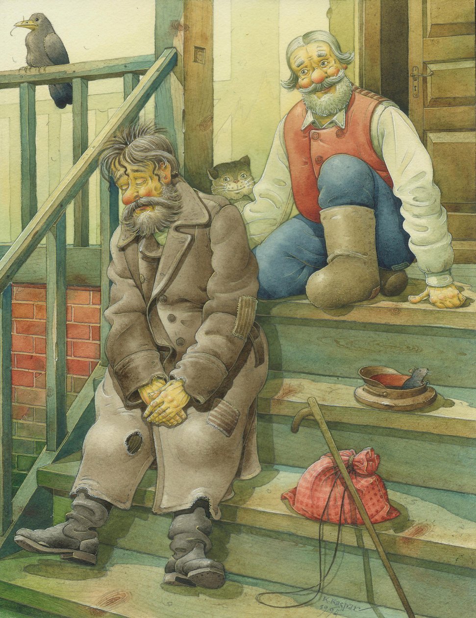 Russian Scene 08, 1994 by Kestutis Kasparavicius
