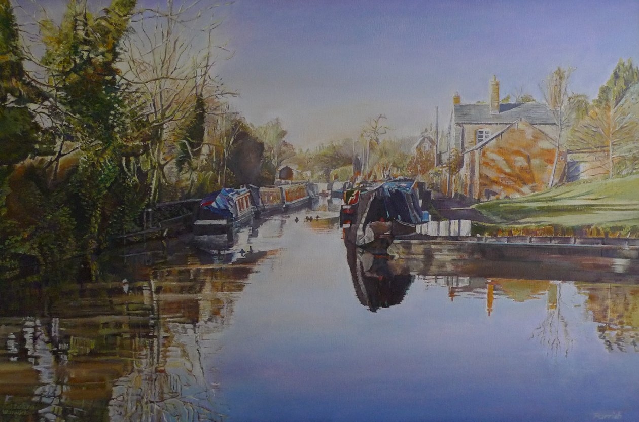 Saltisford Arm, Warwick by Kevin Guild of Railway Artist Parrish