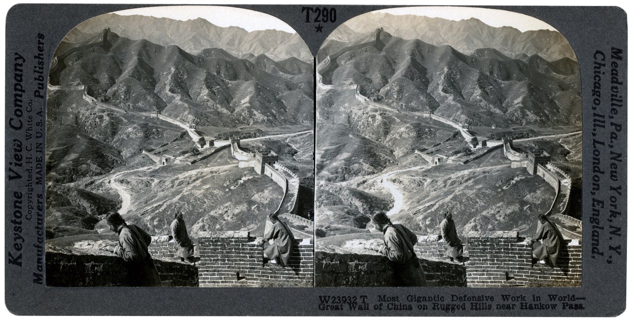 Great Wall of China, Near Hankow Pass, China by Keystone View Company