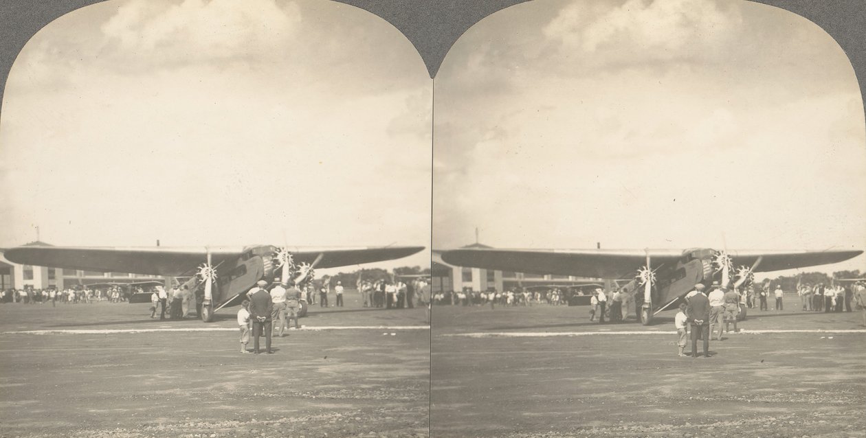 Group of 3 Stereograph Views of Aviation, including the Wright Brothers by Keystone View Company