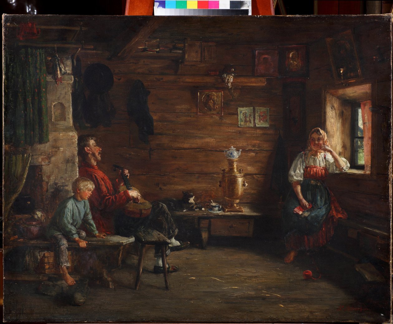 Family Idyll by Kirill Vikentievich Lemoch