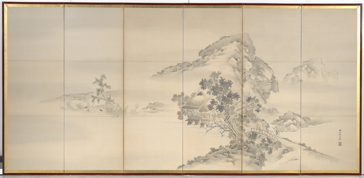 Enjoying the Waterside by Kishi Gantai
