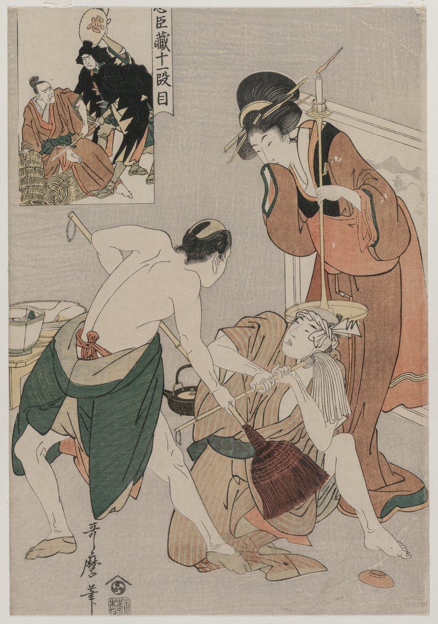 Chushingura: Act XI of The Storehouse of Loyalty by Kitagawa Utamaro