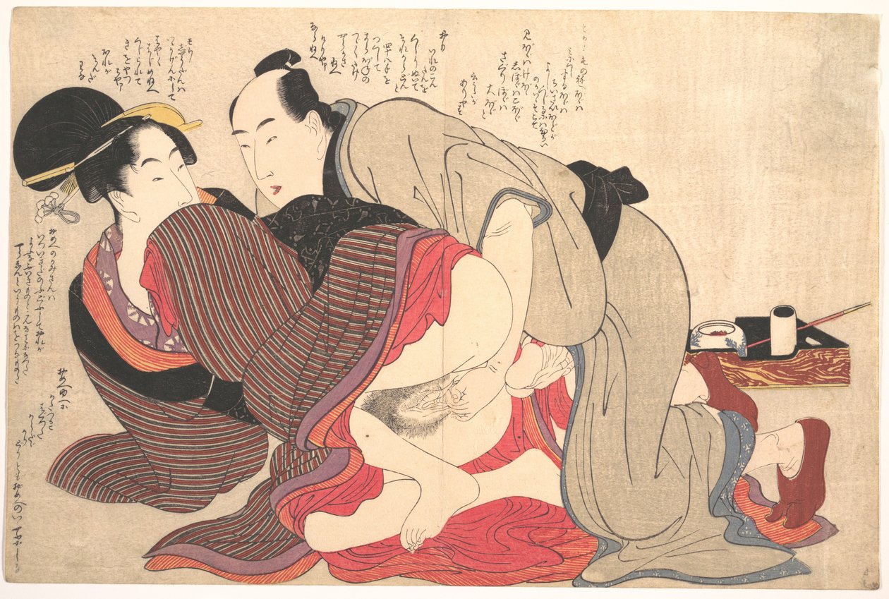 Erotic Print by Kitagawa Utamaro