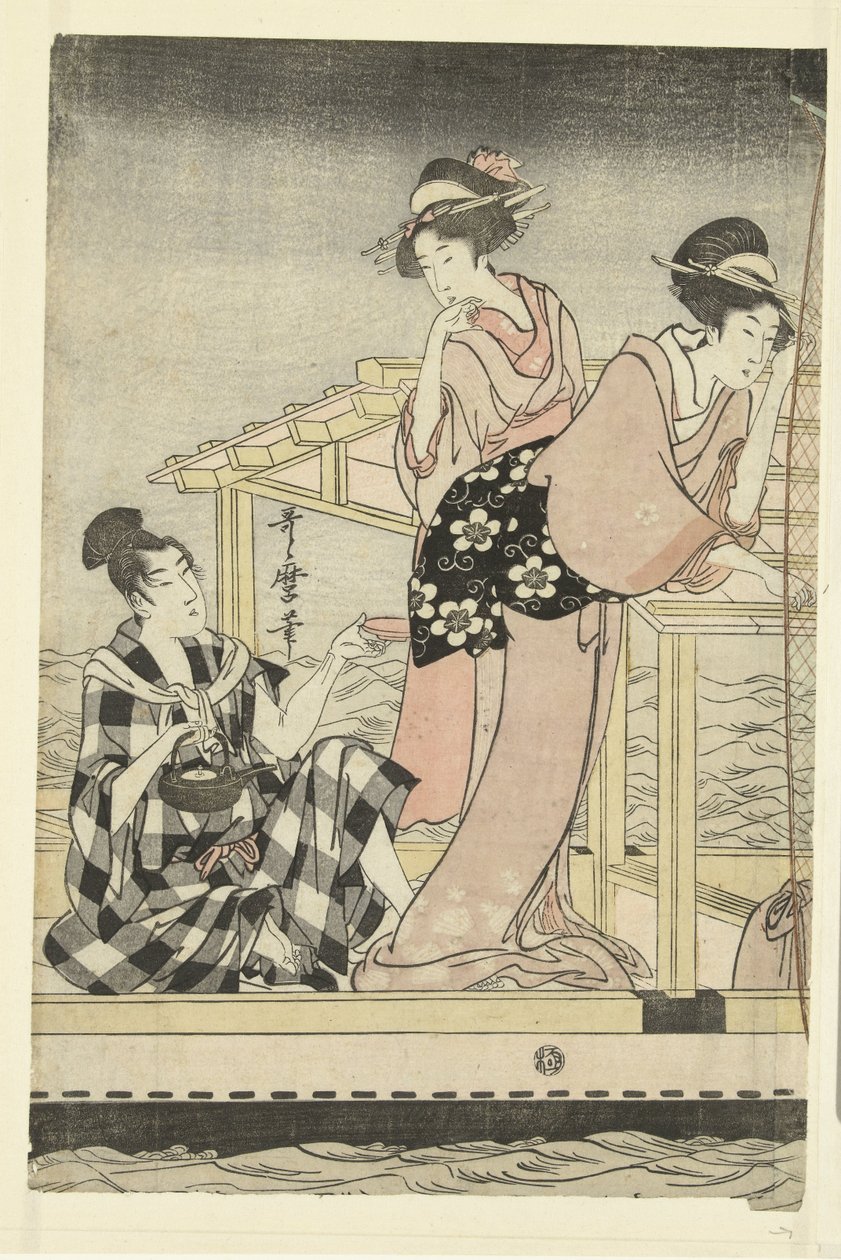 Night Fishing by Kitagawa Utamaro