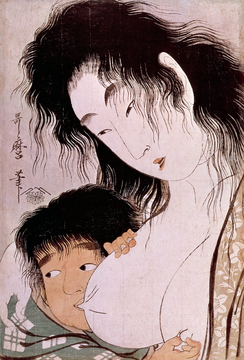 Yamauba and Kintaro by Kitagawa Utamaro
