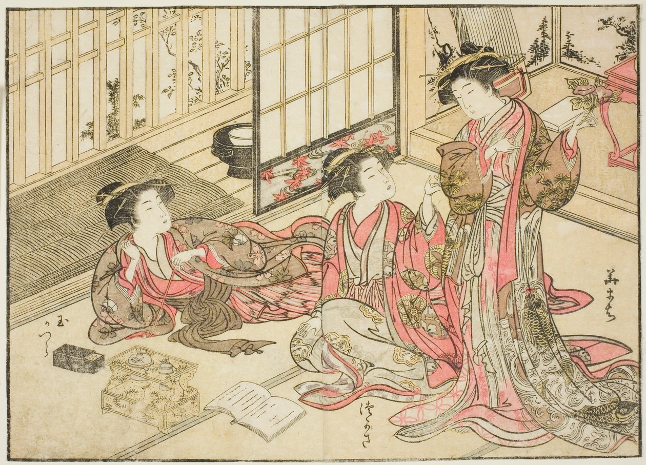Courtesans of Kado Daikokuya, from the book 