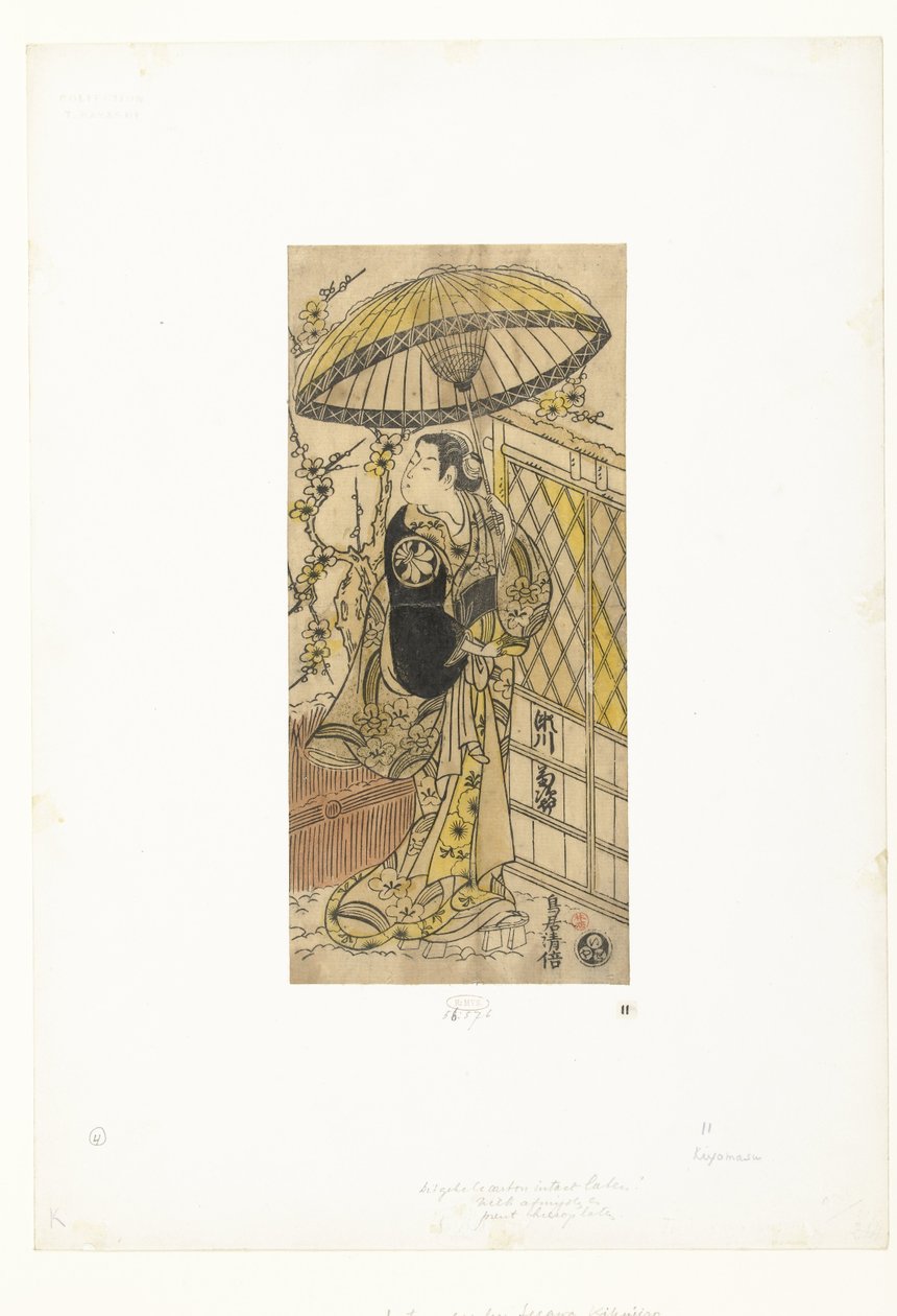 Actor Segawa Kikujiro in the Role of Senju no Mae by Kiyomasu (II) , Torii