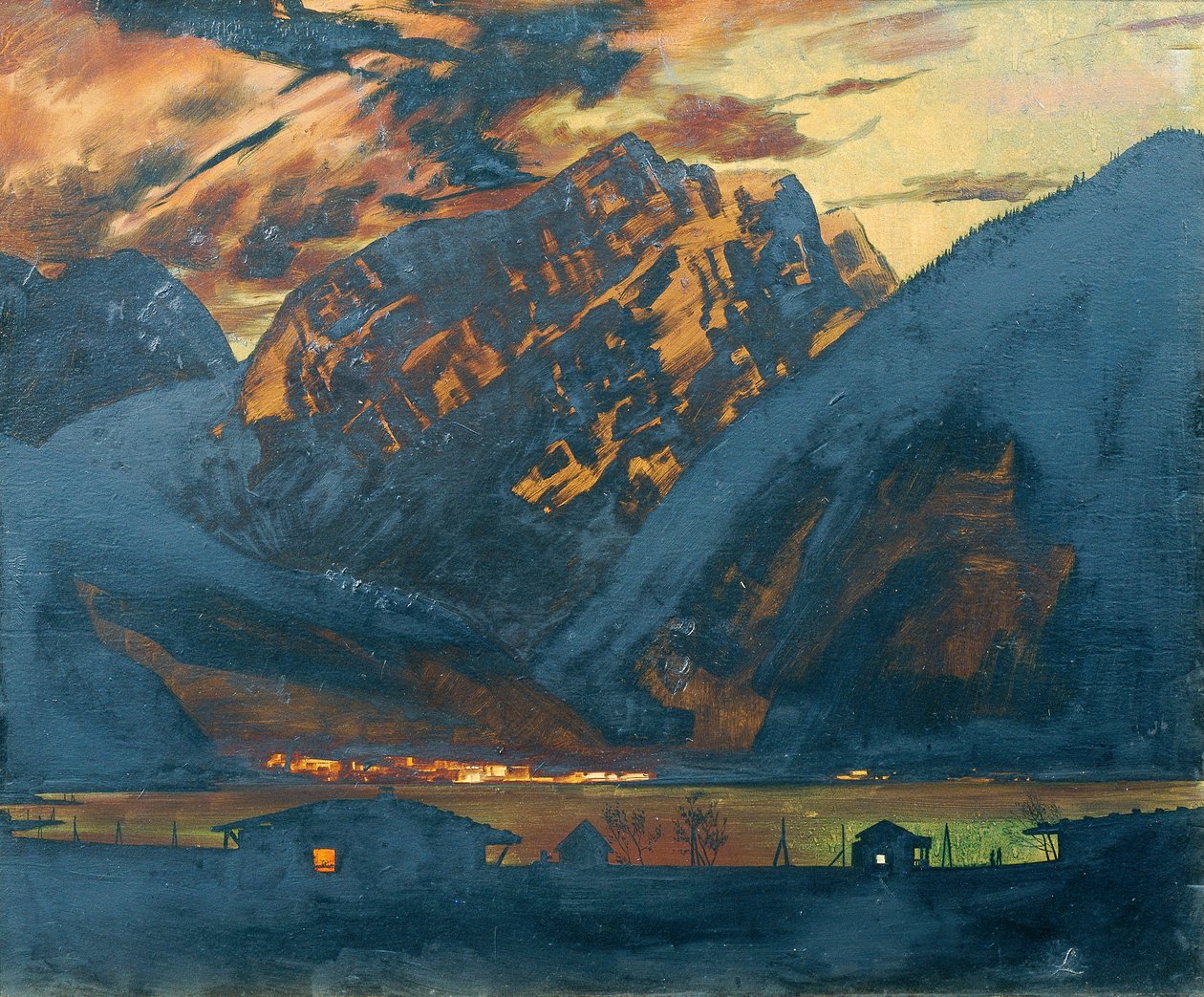 Zell am See at Night by Klemens Brosch