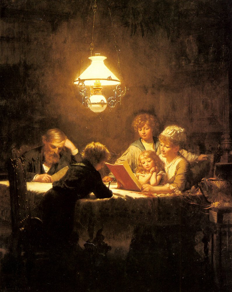 The Reading Lesson by Knut Ekwall