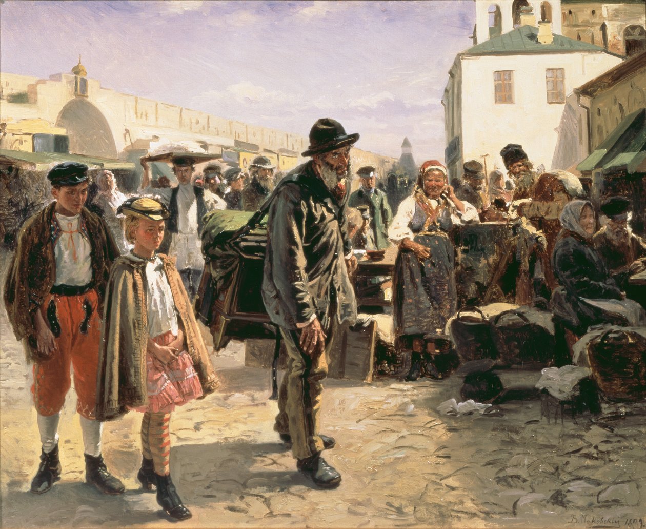Organ Grinder, 1879 by Konstantin Alekseevich Korovin