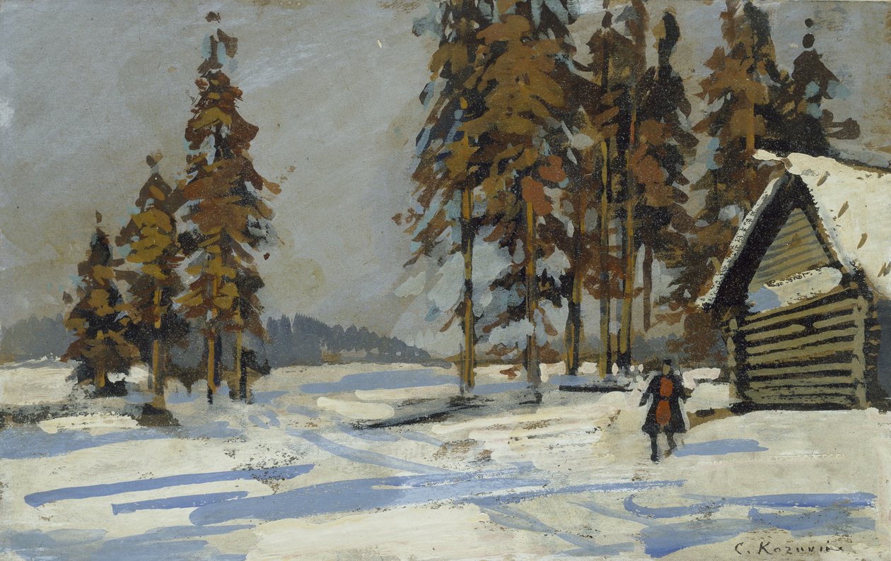 Winter Landscape by Konstantin Alekseevich Korovin
