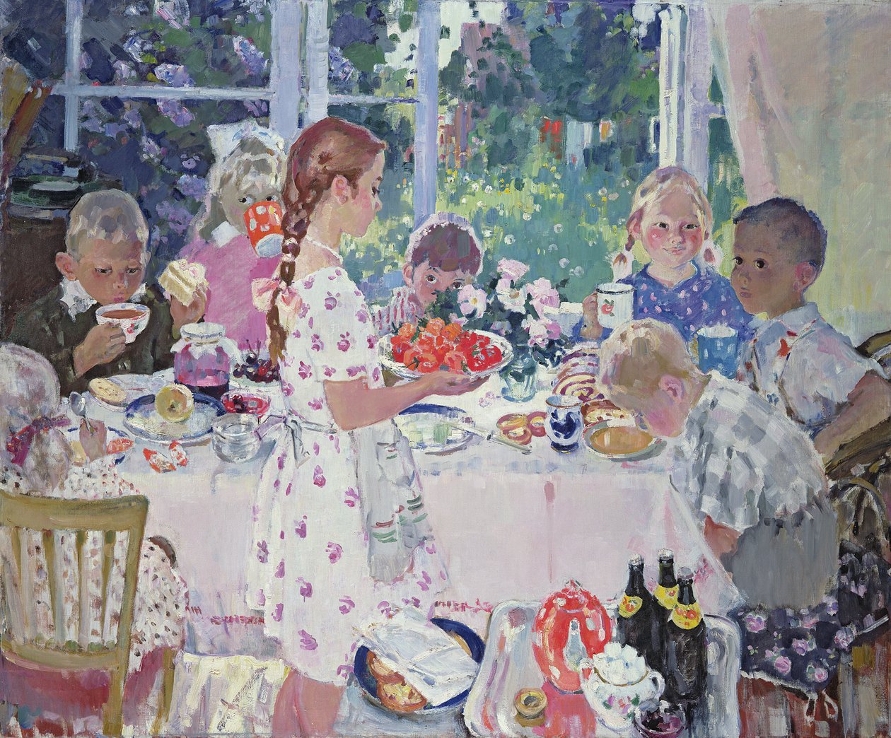 The Birthday by Konstantin Fedorovich Bogaevsky