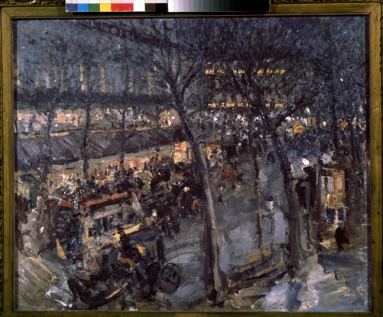 Paris, Cafe de la Paix by Konstantin Alekseevich Korovin
