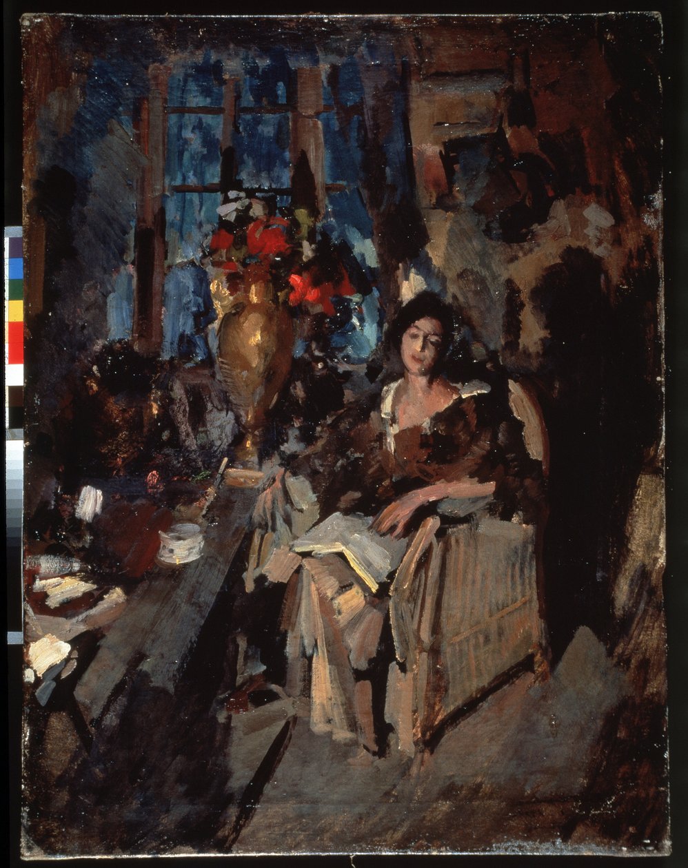 Female Portrait by Konstantin Alekseevich Korovin