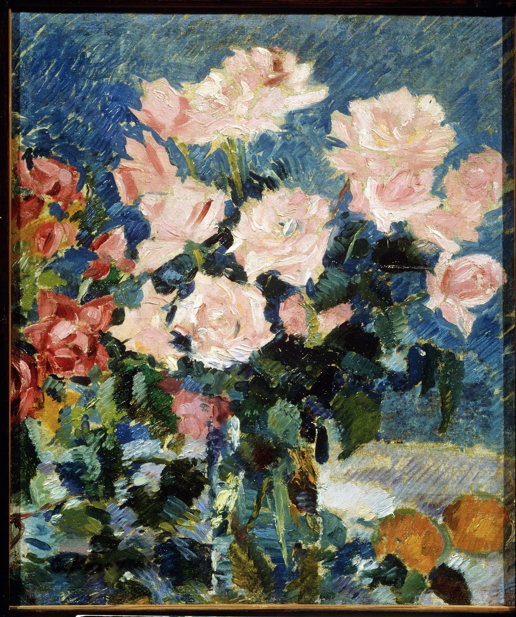Roses by Konstantin Alekseevich Korovin