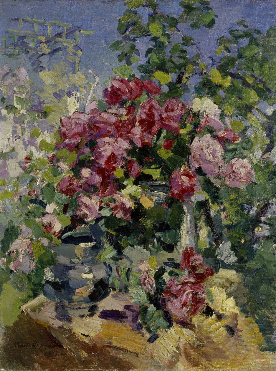 Roses by Konstantin Alekseevich Korovin