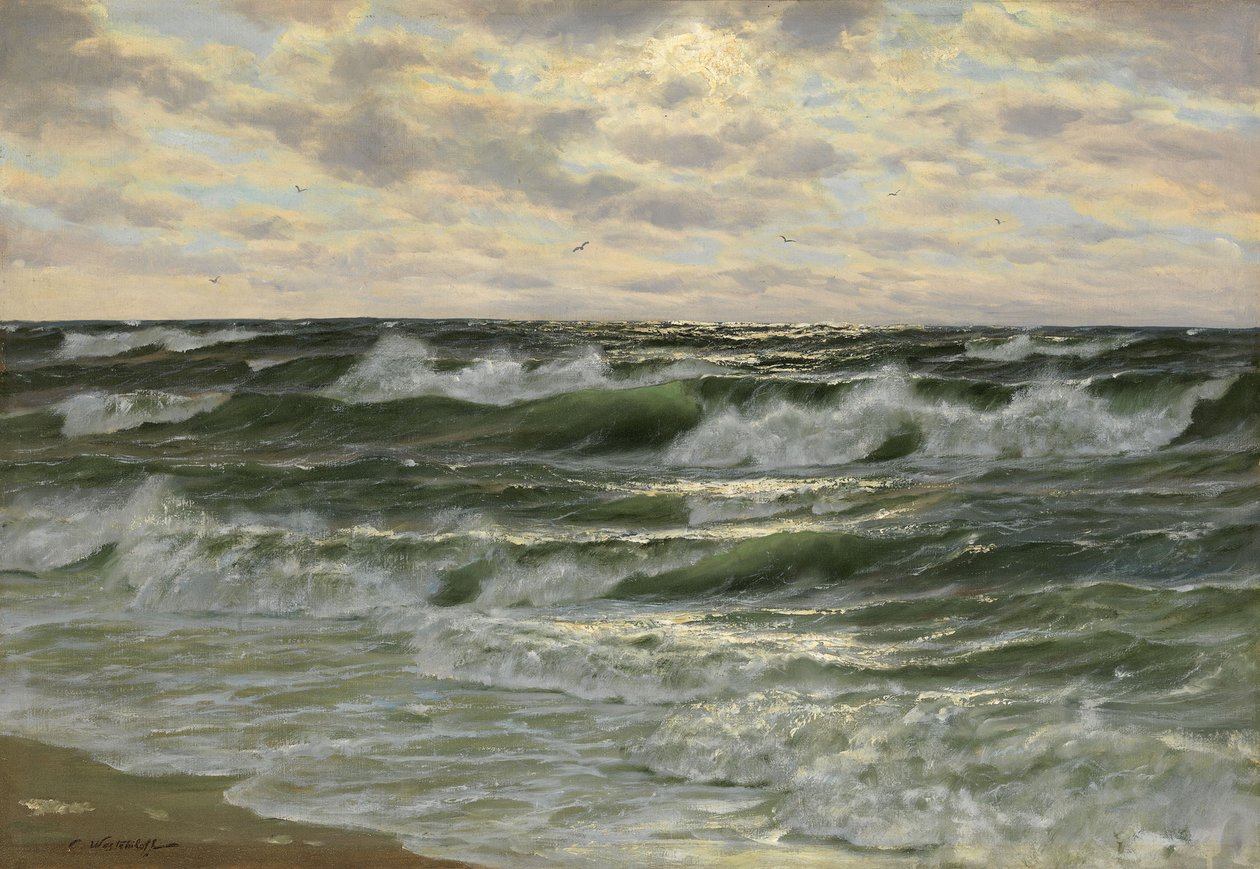 Rolling Waves by Konstantin Alexandrovich Veshchilov