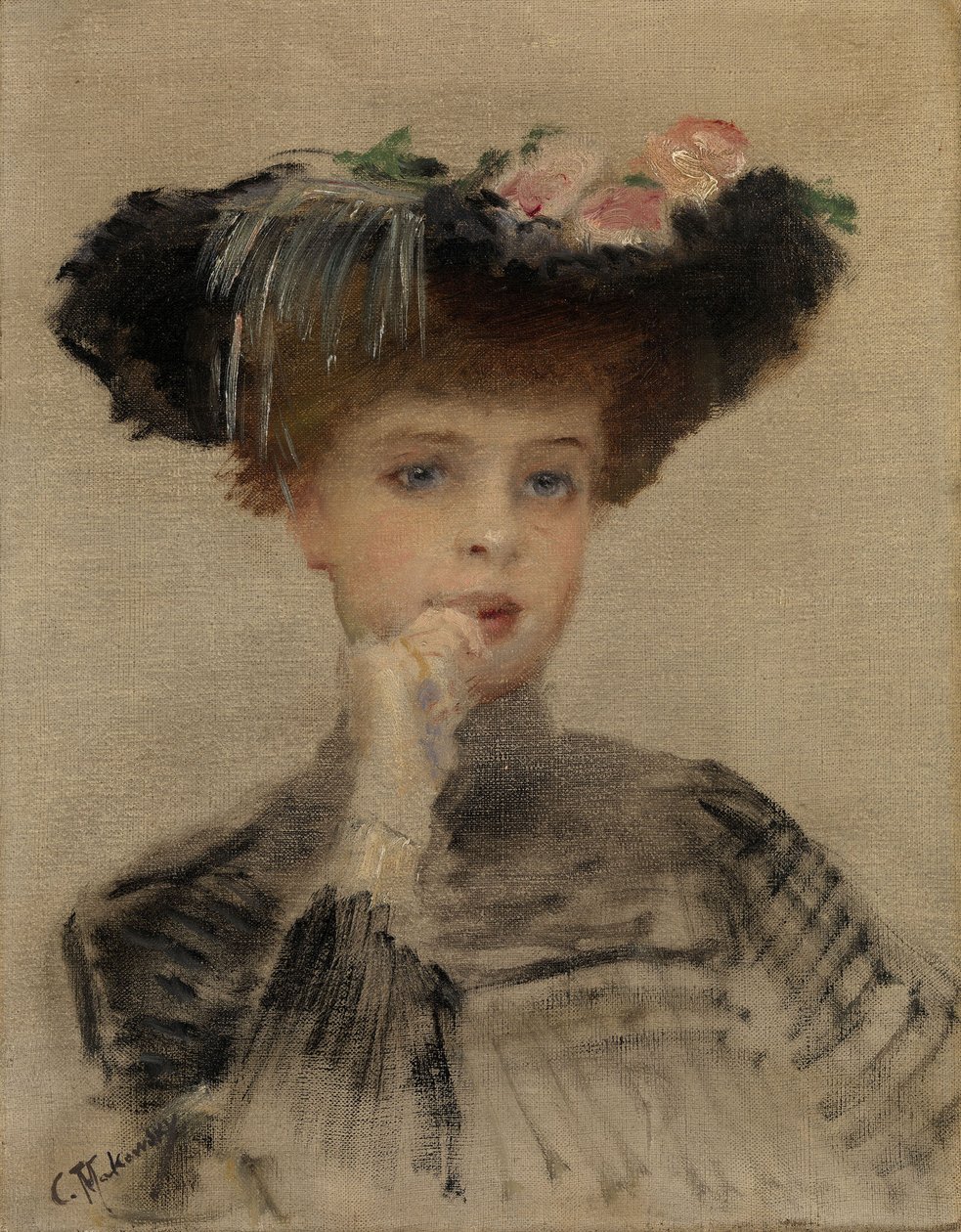 The Parisian, 1902 by Konstantin Egorovich Makovsky