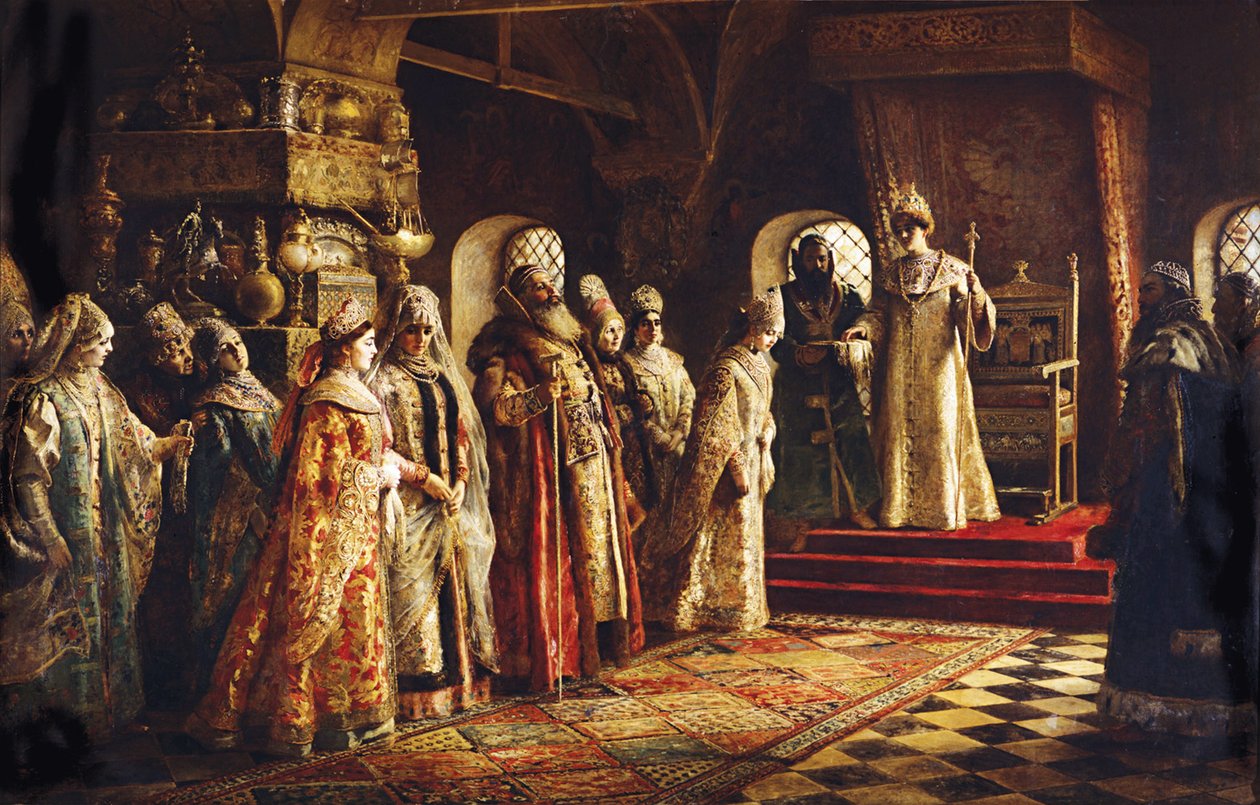 Tsar Alexei Mikhailovich Choosing a Bride by Konstantin Egorovich Makovsky