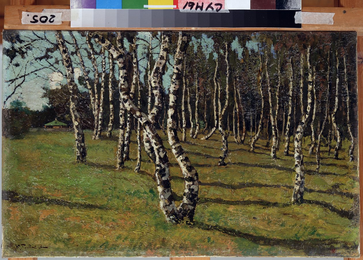 In the Countryside, Birch Forest by Konstantin Ivanovich Gorbatov
