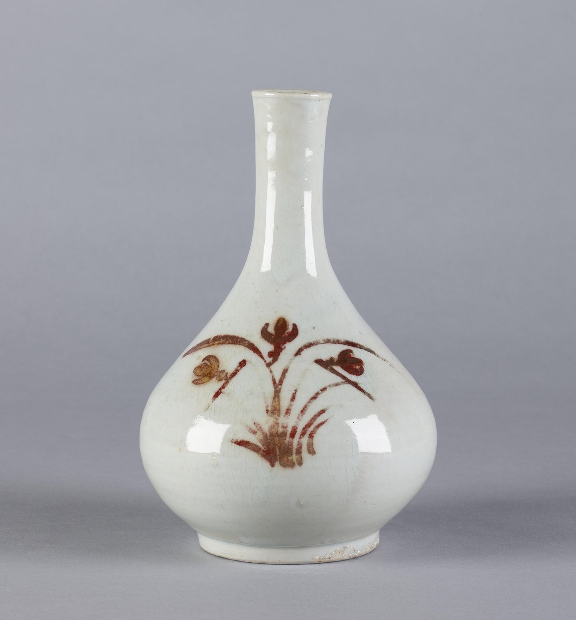 Bottle with floral design, Yi dynasty by Korean School