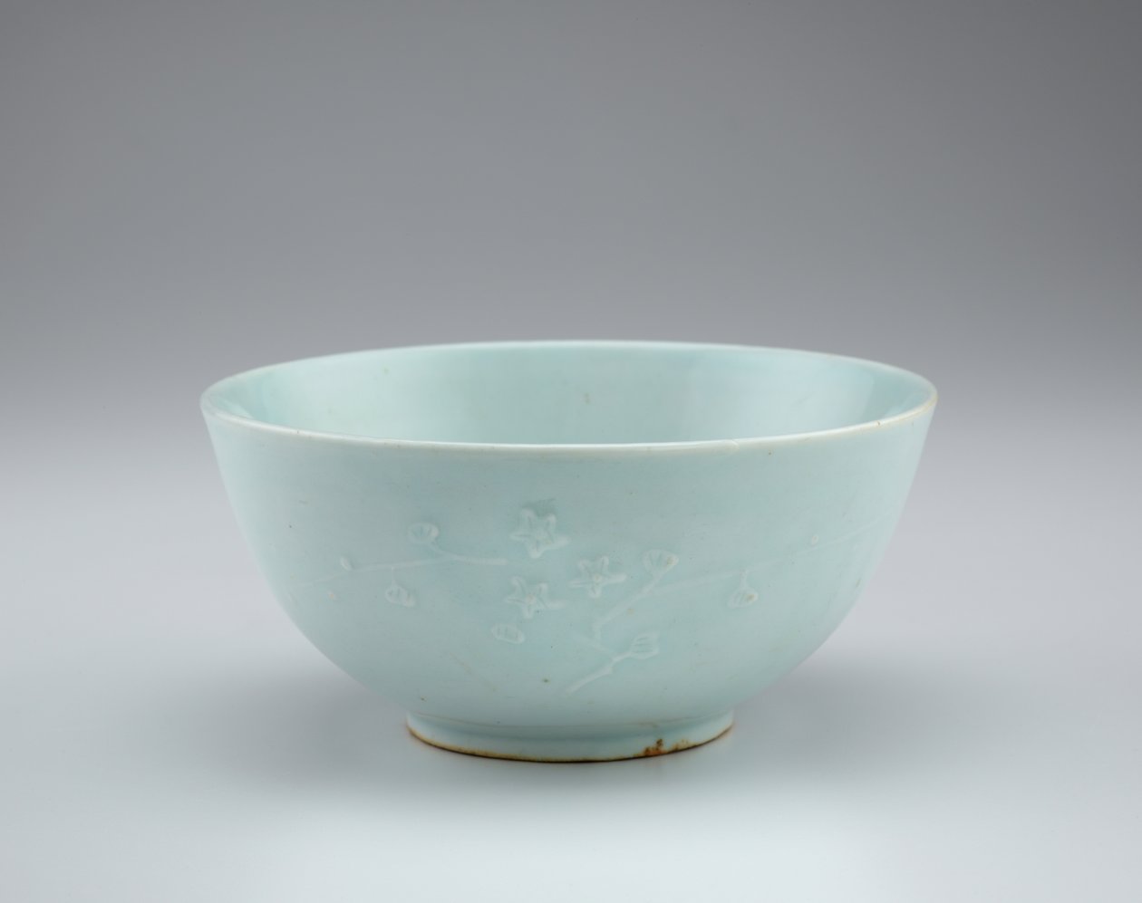 Bowl with floral spray decoration in relief, 19th century by Korean School