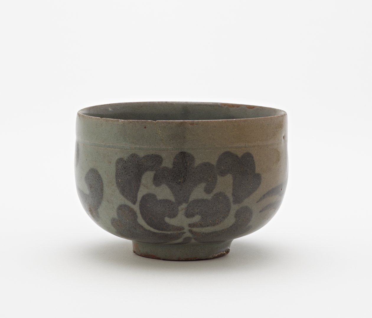 Cup with Design of Peony Blossoms by Korean School