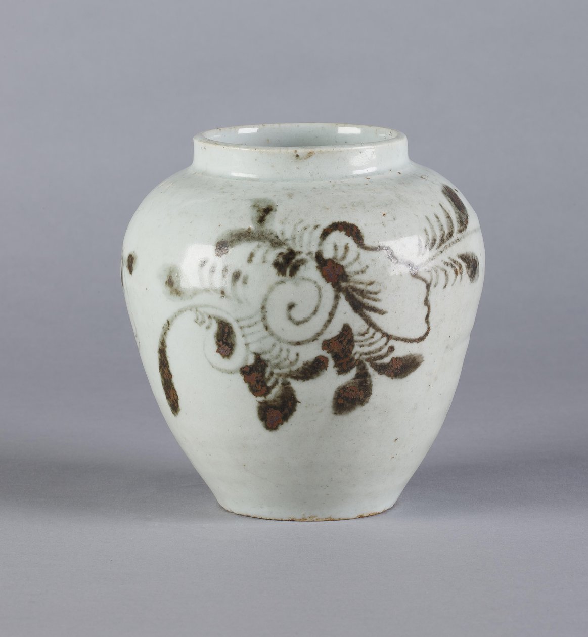 Jar with floral design, Yi dynasty, 1392-1910 by Korean School