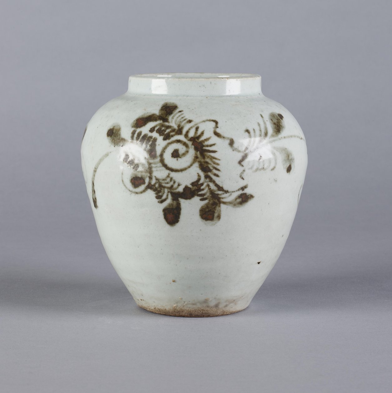 Jar with floral design, Yi dynasty, 1392-1910 by Korean School