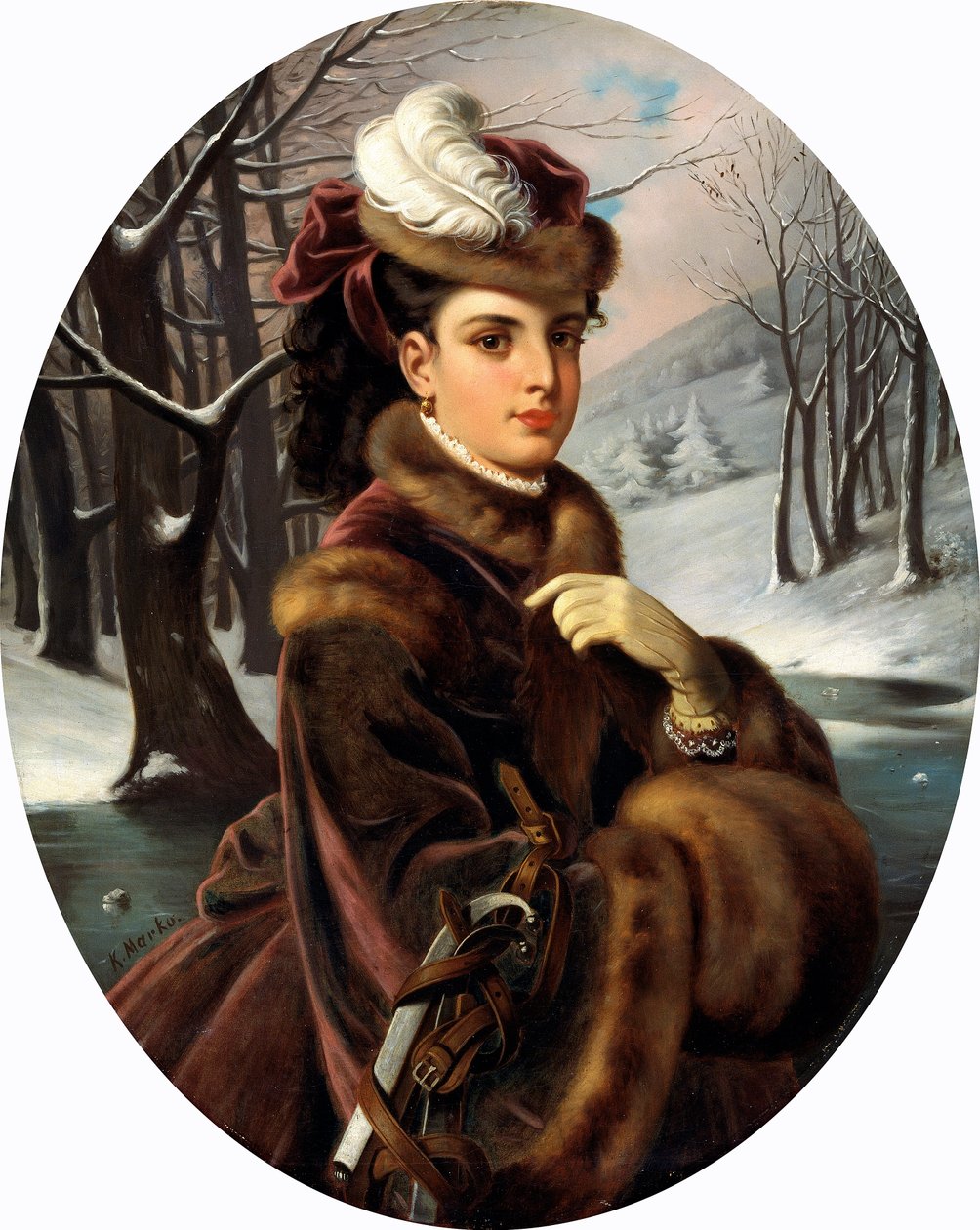 Adelina Patti, 1843-1919, 1873-75 by Károly Markó the Younger