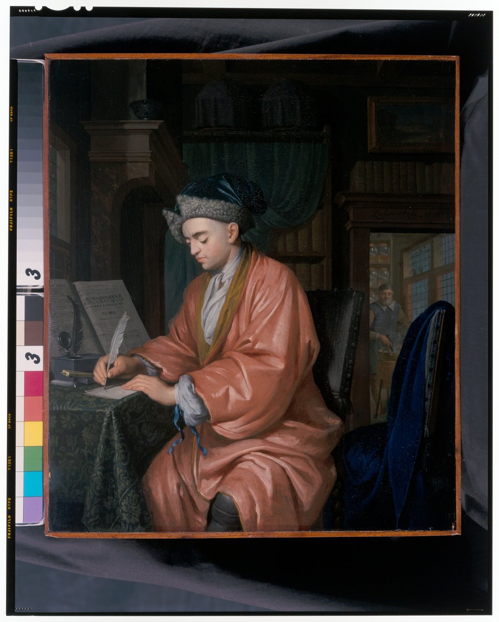 A Doctor in His Studies by Krzyztof (1659 1729) Lubieniecki