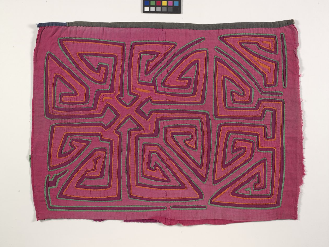 Shirt Panel (Mola) by Kuna Indian Culture