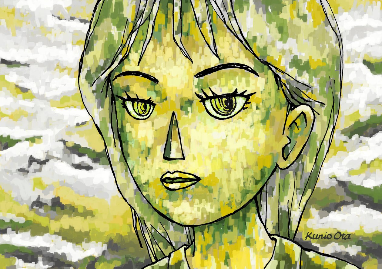 A Woman in the Sun Type 2 by Kunio Ota