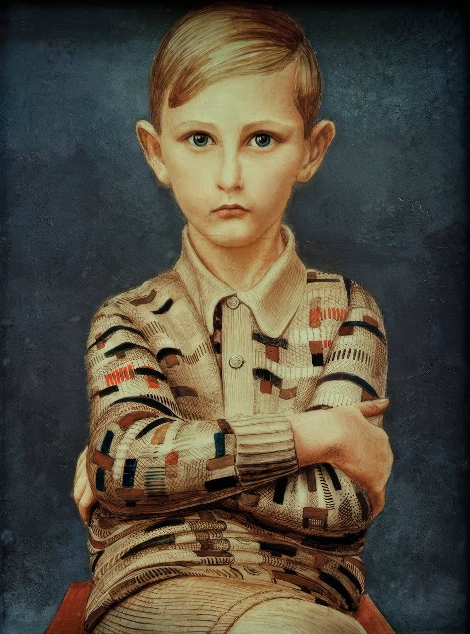 Portrait of a Boy by Kurt Günther