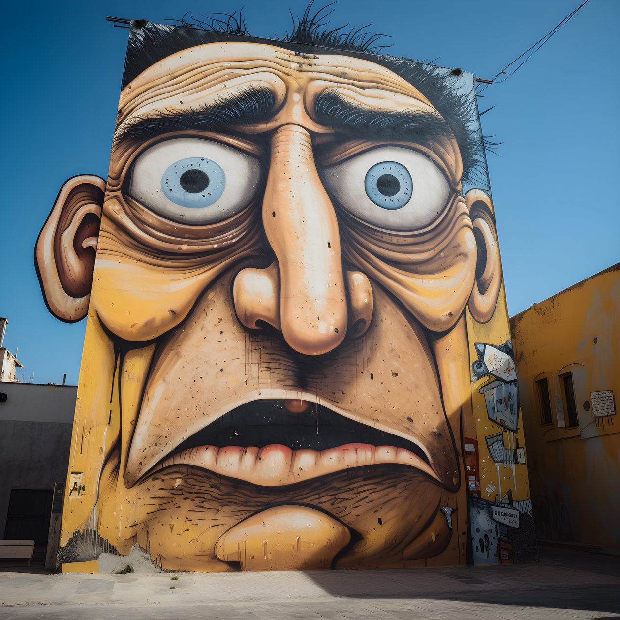 200 Years Old Giant Cute Ogre Face 4 by Kurt Heppke