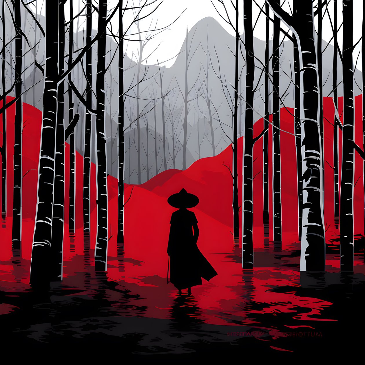 The Forty-Seventh Picture Since Faith Bled Red 4 by Kurt Heppke